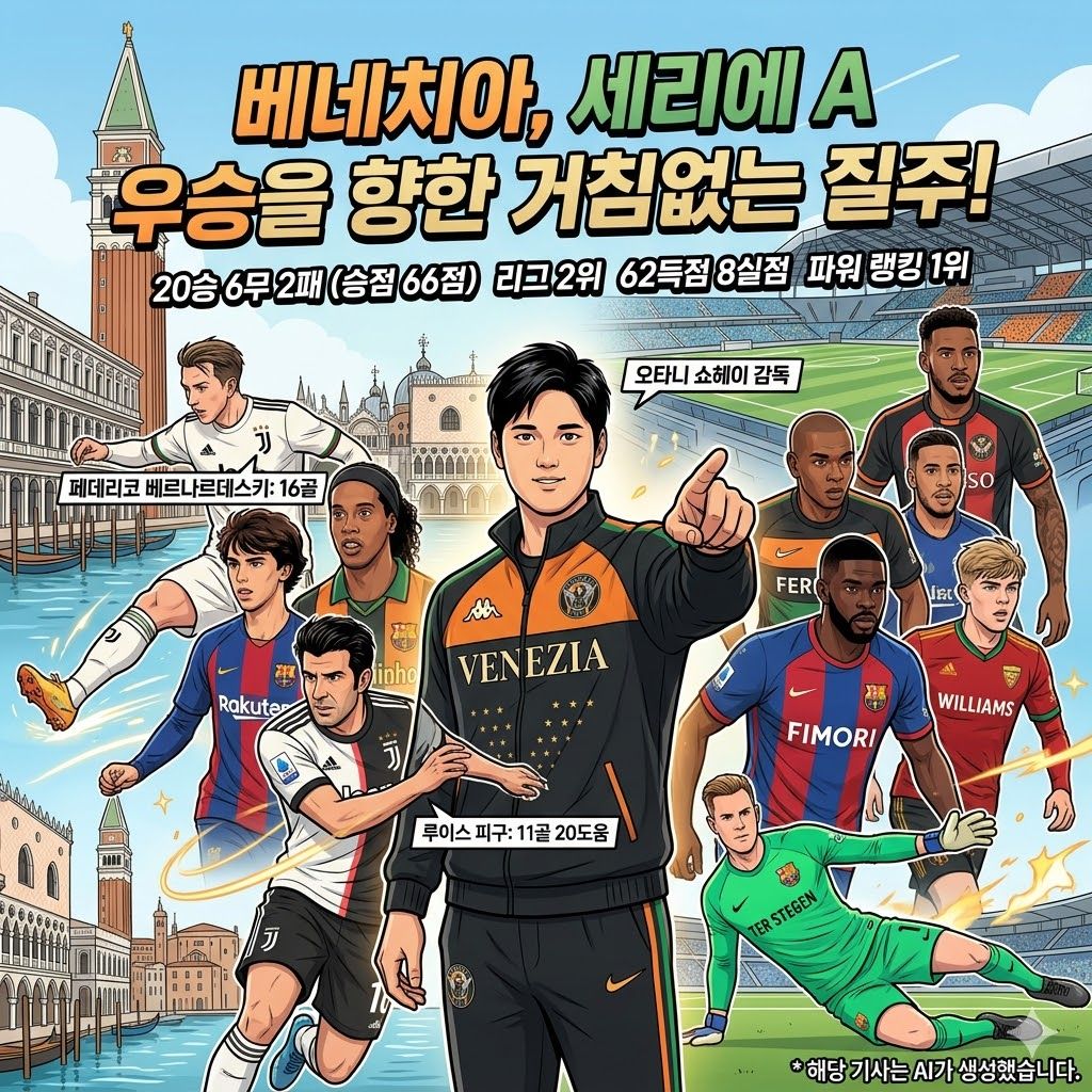 베네치아, [오타니 매직] 통할까? 우승 정조준!